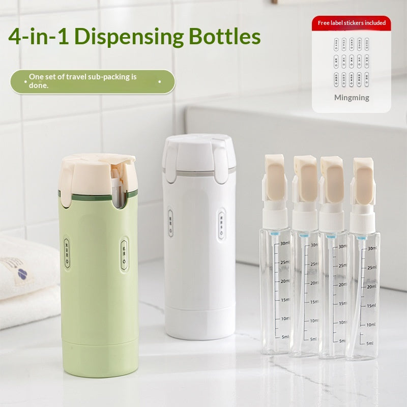 Portable Plastic Cosmetic Set